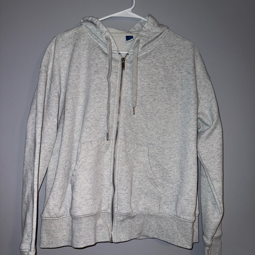 Old Navy Gray Zip-Up Hoodie